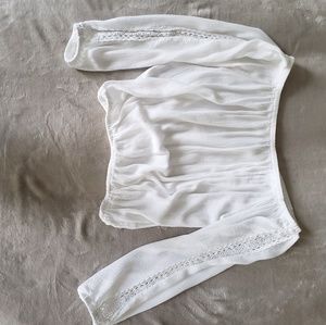 Elan Tops - White crop top Elan Tops - White crop top
